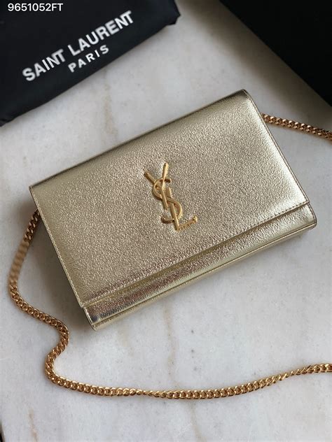 ysl gold chain bag